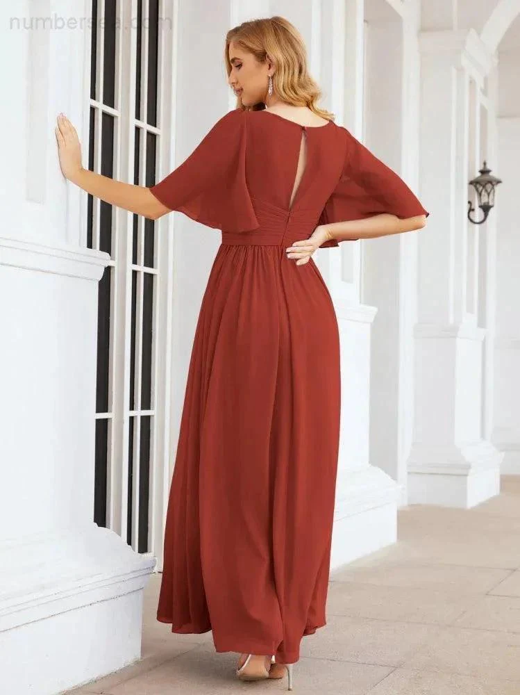 Numbersea Bridesmaid Dresses for Women Wedding Long Party Prom Dress  28068 - Image 56