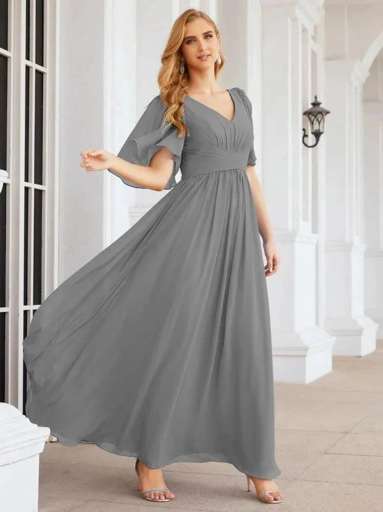 Numbersea Bridesmaid Dresses for Women Wedding Long Party Prom Dress  28068 - Image 58