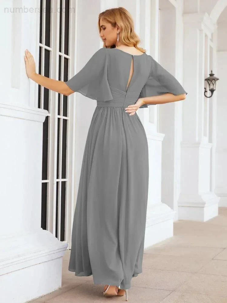Numbersea Bridesmaid Dresses for Women Wedding Long Party Prom Dress  28068 - Image 59