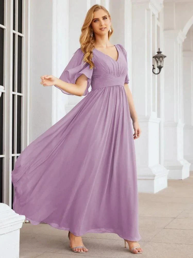 Numbersea Bridesmaid Dresses for Women Wedding Long Party Prom Dress  28068 - Image 61