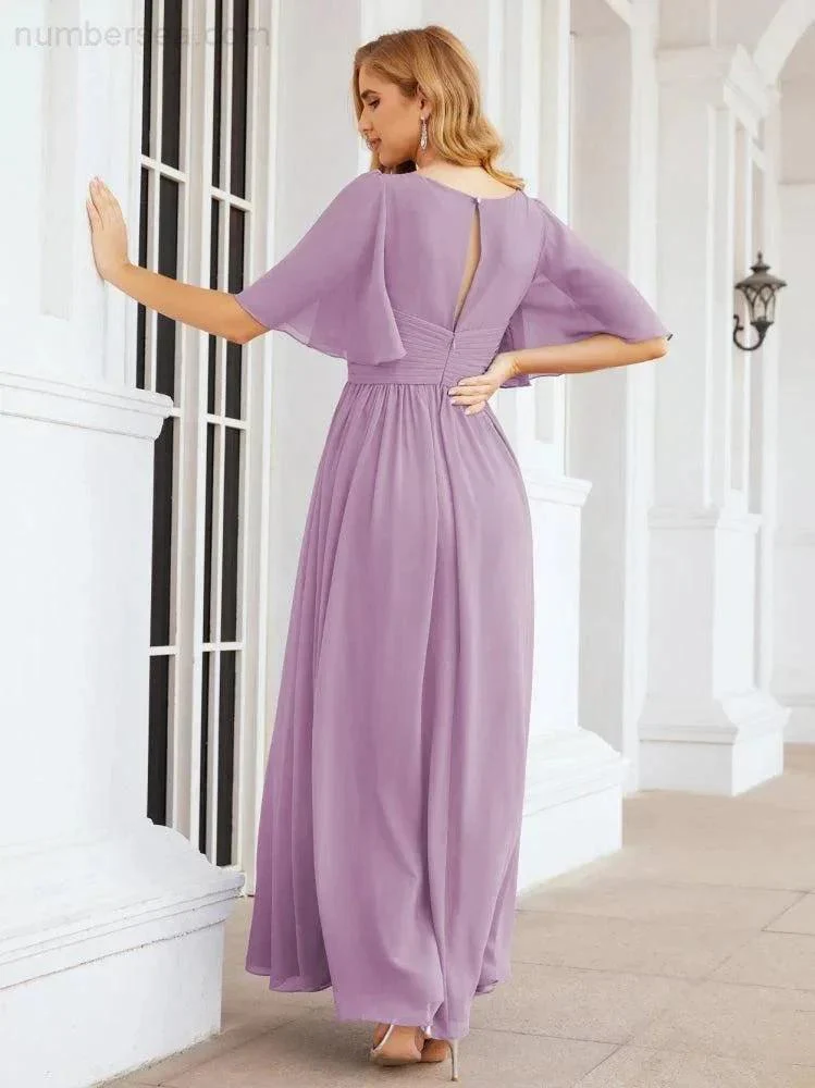 Numbersea Bridesmaid Dresses for Women Wedding Long Party Prom Dress  28068 - Image 62