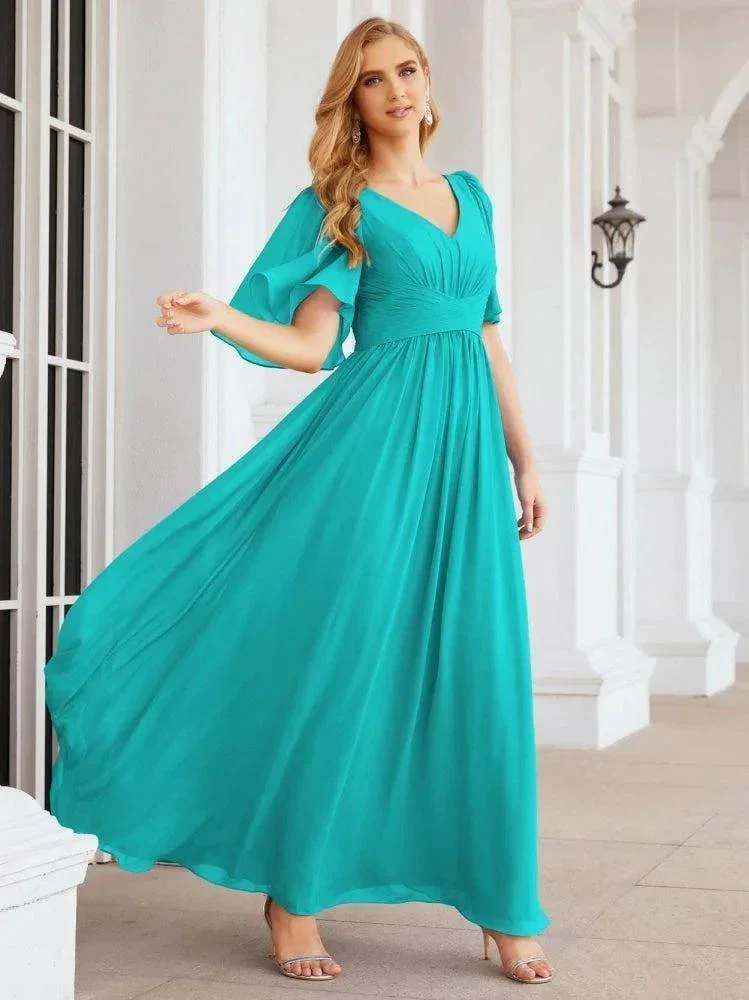 Numbersea Bridesmaid Dresses for Women Wedding Long Party Prom Dress  28068 - Image 67