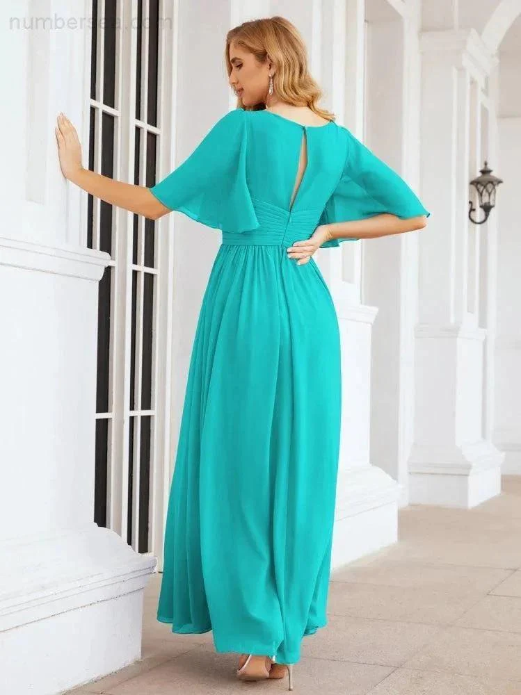 Numbersea Bridesmaid Dresses for Women Wedding Long Party Prom Dress  28068 - Image 68