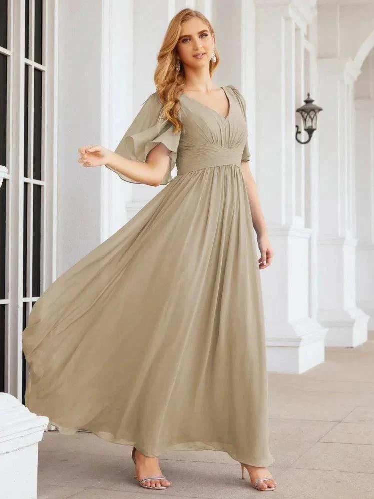 Numbersea Bridesmaid Dresses for Women Wedding Long Party Prom Dress  28068 - Image 70