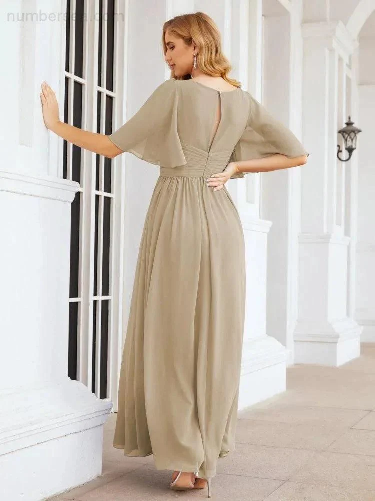 Numbersea Bridesmaid Dresses for Women Wedding Long Party Prom Dress  28068 - Image 71