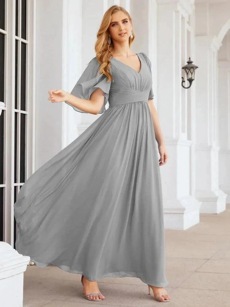 Numbersea Bridesmaid Dresses for Women Wedding Long Party Prom Dress  28068 - Image 73