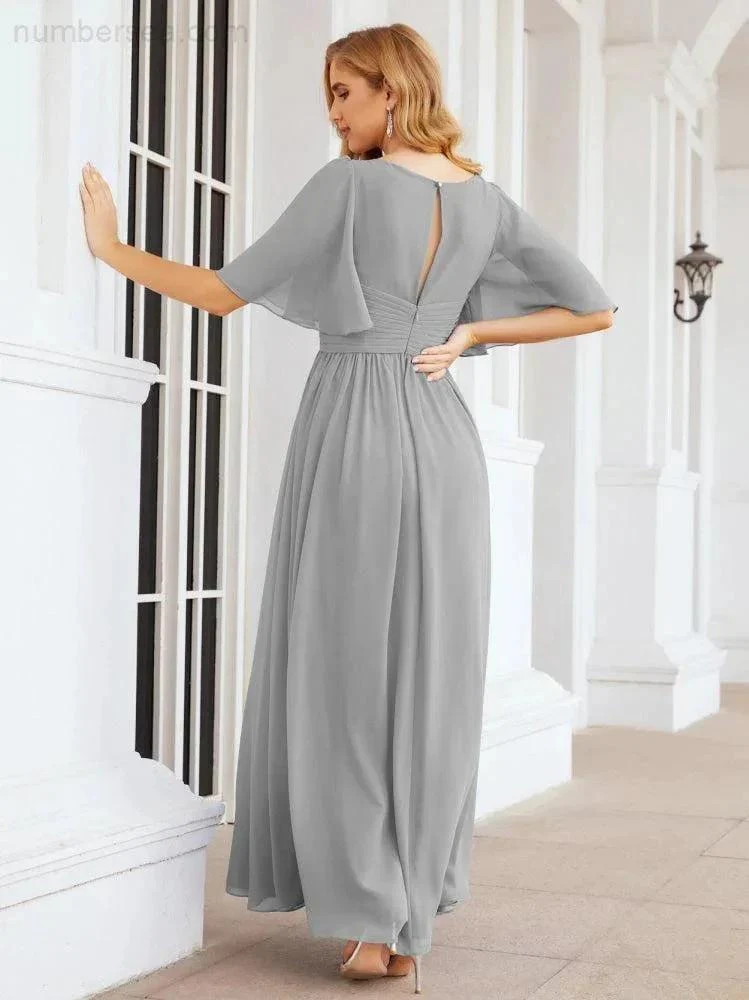 Numbersea Bridesmaid Dresses for Women Wedding Long Party Prom Dress  28068 - Image 74