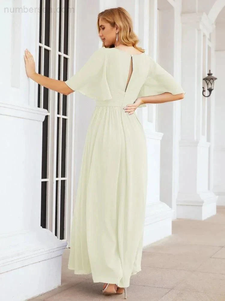 Numbersea Bridesmaid Dresses for Women Wedding Long Party Prom Dress  28068 - Image 77