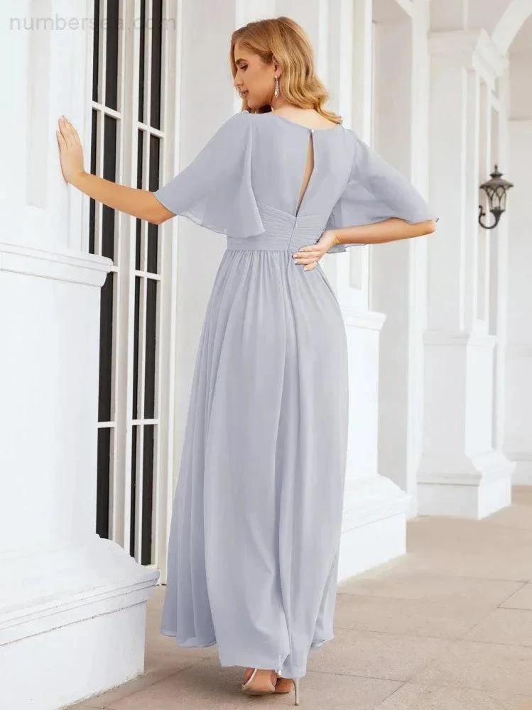 Numbersea Bridesmaid Dresses for Women Wedding Long Party Prom Dress  28068 - Image 8