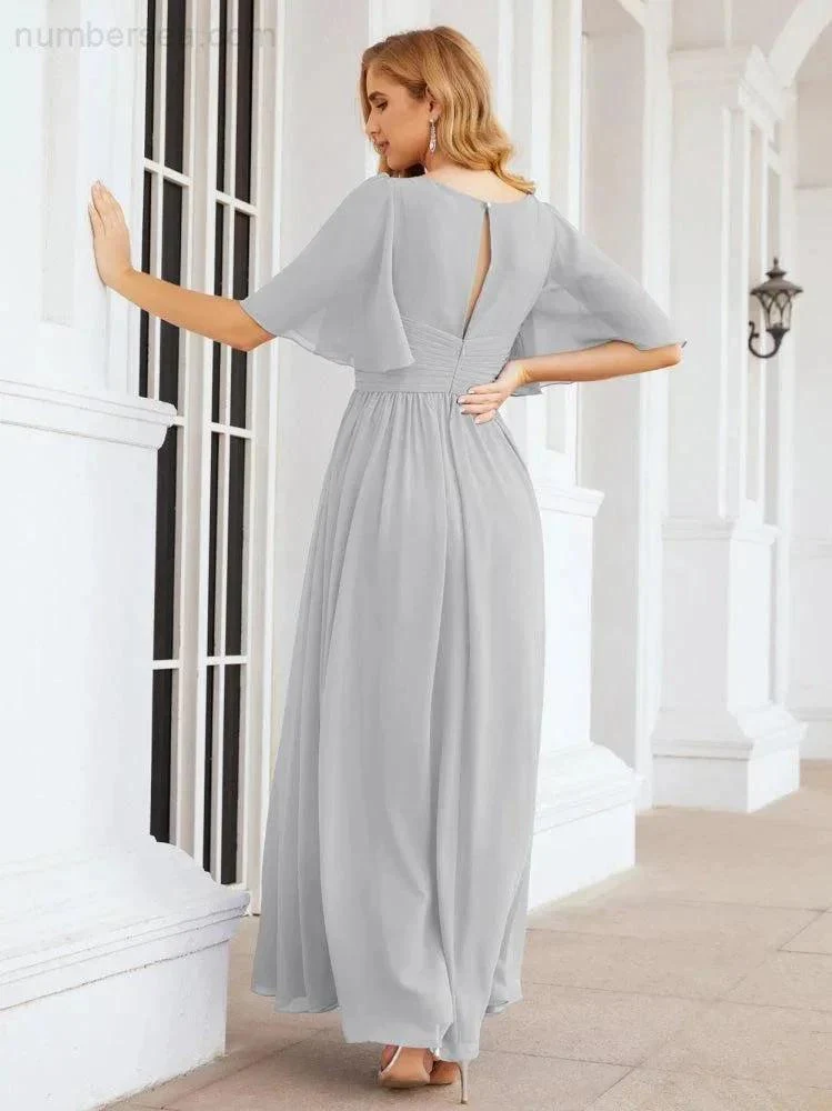 Numbersea Bridesmaid Dresses for Women Wedding Long Party Prom Dress  28068 - Image 80