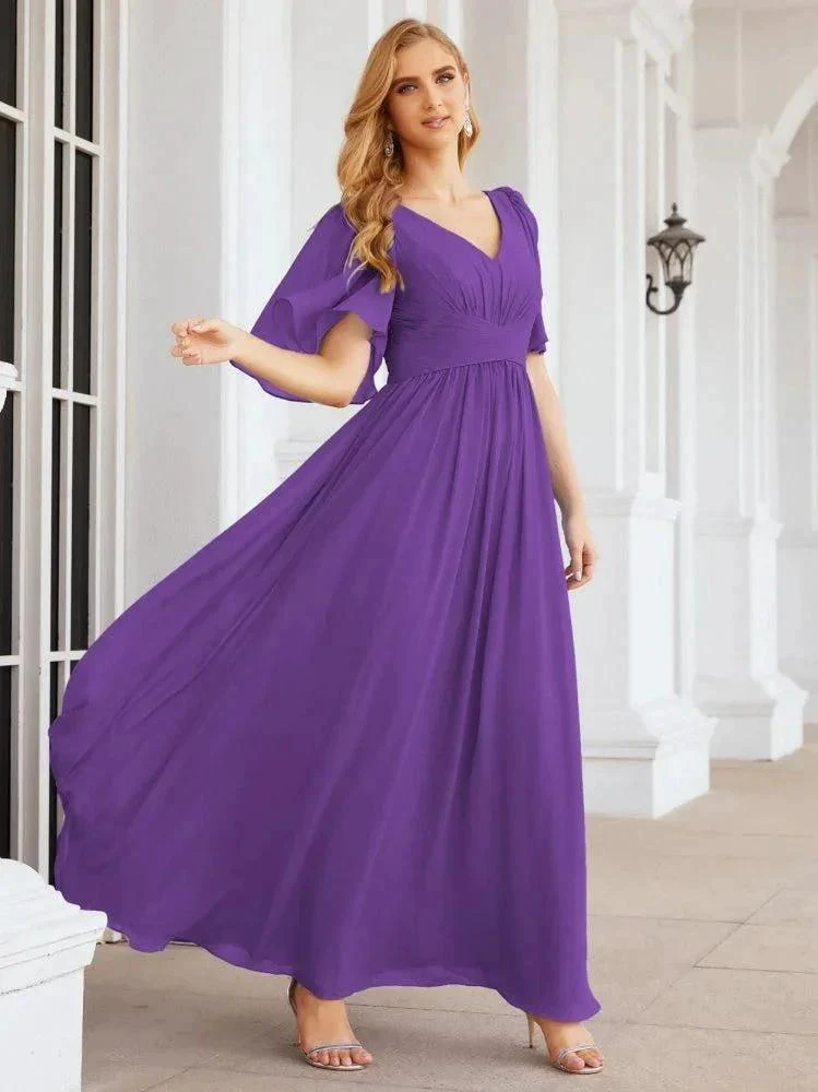 Numbersea Bridesmaid Dresses for Women Wedding Long Party Prom Dress  28068 - Image 82