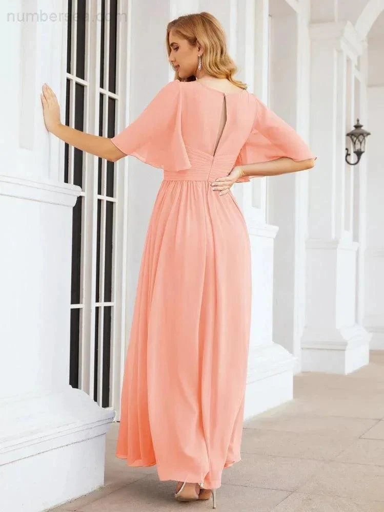 Numbersea Bridesmaid Dresses for Women Wedding Long Party Prom Dress  28068 - Image 86