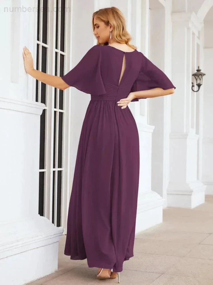 Numbersea Bridesmaid Dresses for Women Wedding Long Party Prom Dress  28068 - Image 92