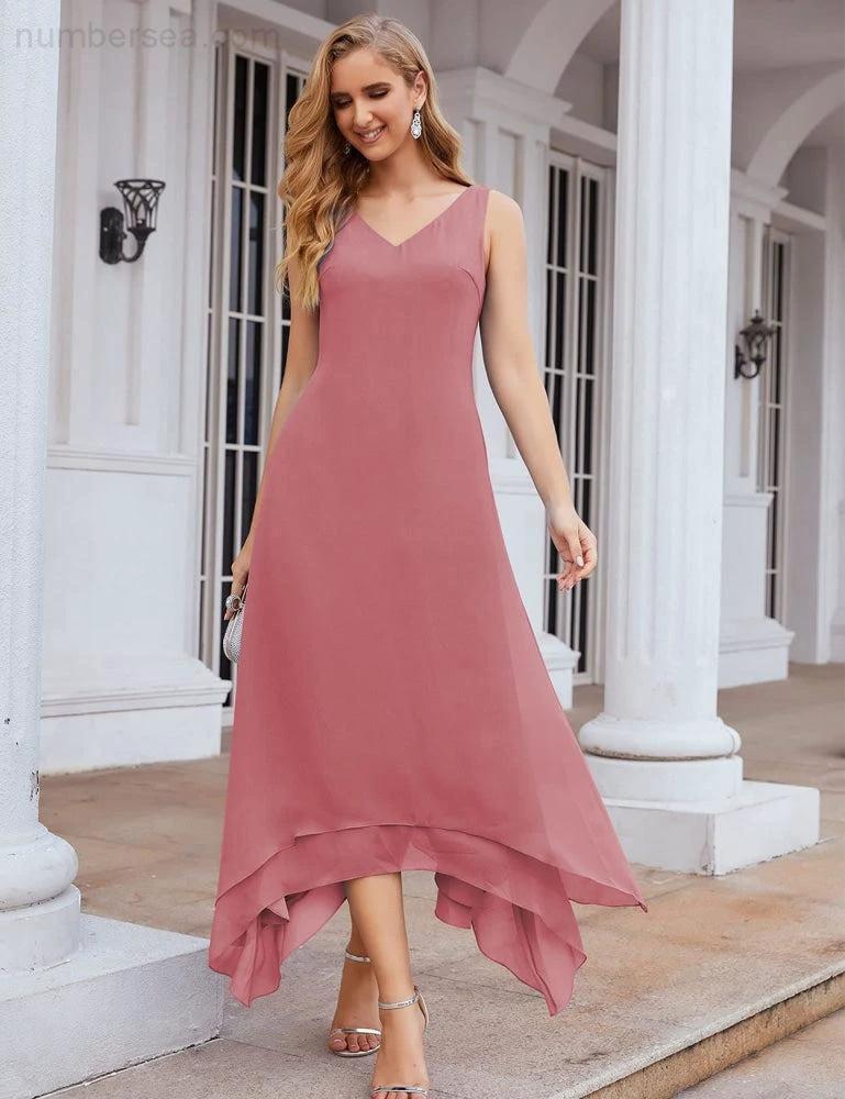 Sunnderly Chiffon Plus Size Mother of Bride Dresses with Jacket Formal Dresses for Wedding SY28073 - Image 14