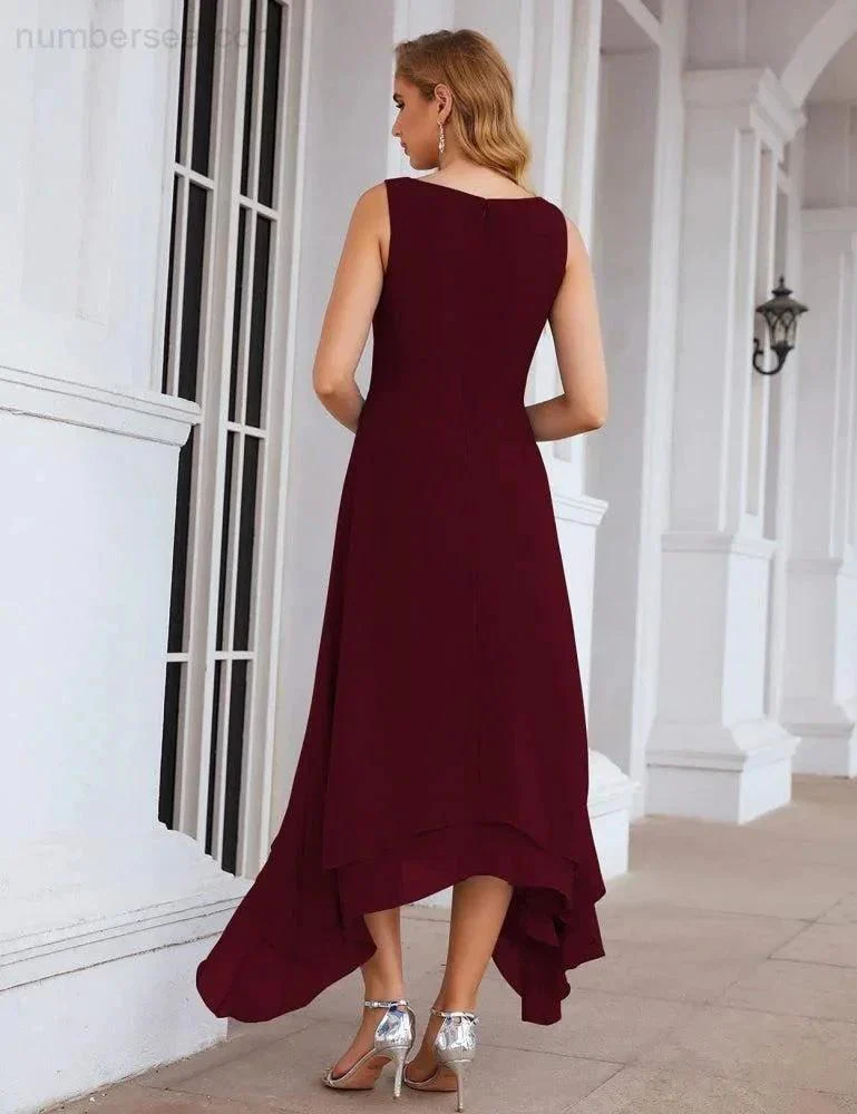 Sunnderly Chiffon Plus Size Mother of Bride Dresses with Jacket Formal Dresses for Wedding SY28073 - Image 18