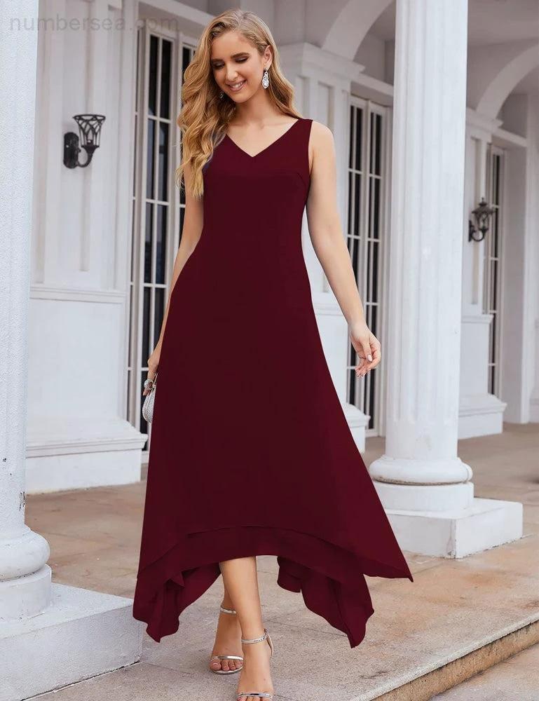 Sunnderly Chiffon Plus Size Mother of Bride Dresses with Jacket Formal Dresses for Wedding SY28073 - Image 19