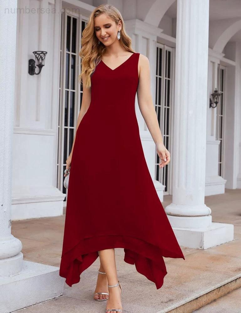 Sunnderly Chiffon Plus Size Mother of Bride Dresses with Jacket Formal Dresses for Wedding SY28073 - Image 29