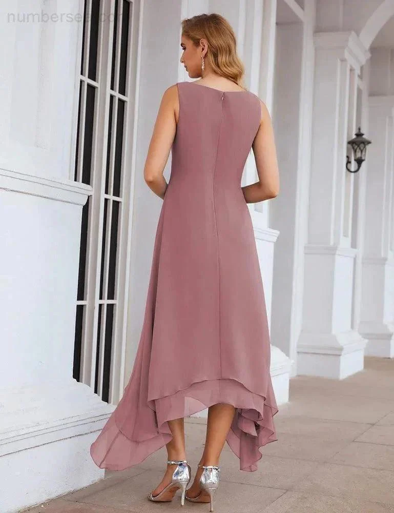 Sunnderly Chiffon Plus Size Mother of Bride Dresses with Jacket Formal Dresses for Wedding SY28073 - Image 33