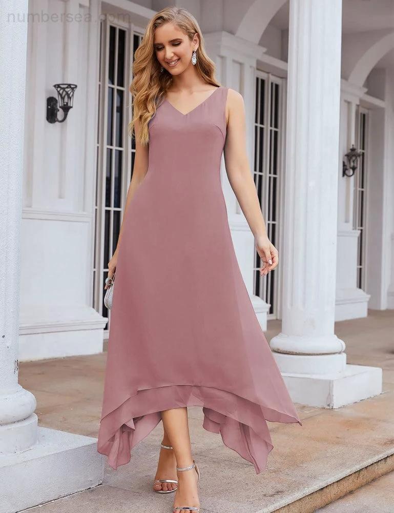 Sunnderly Chiffon Plus Size Mother of Bride Dresses with Jacket Formal Dresses for Wedding SY28073 - Image 34