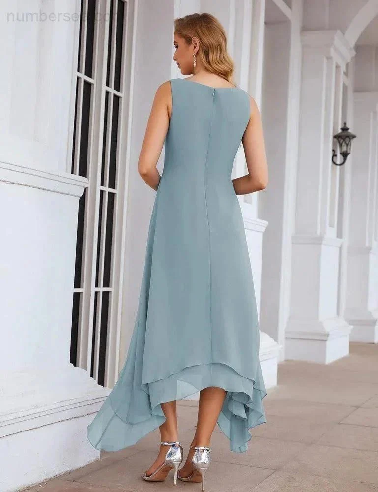 Sunnderly Chiffon Plus Size Mother of Bride Dresses with Jacket Formal Dresses for Wedding SY28073 - Image 38