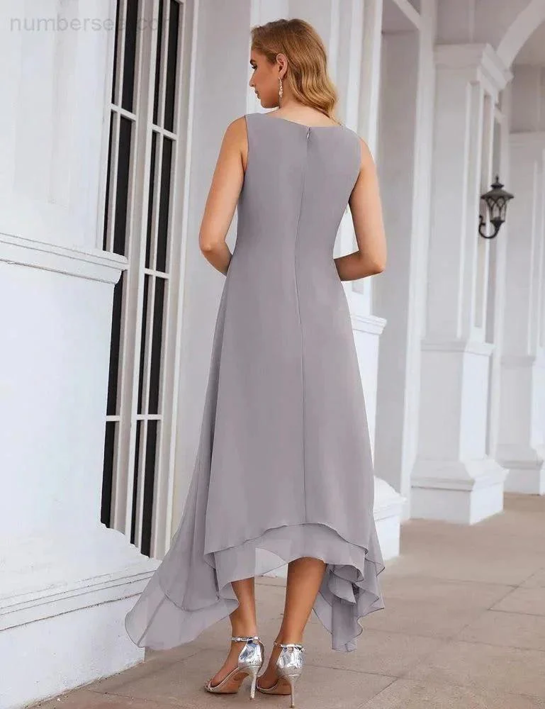 Sunnderly Chiffon Plus Size Mother of Bride Dresses with Jacket Formal Dresses for Wedding SY28073 - Image 43