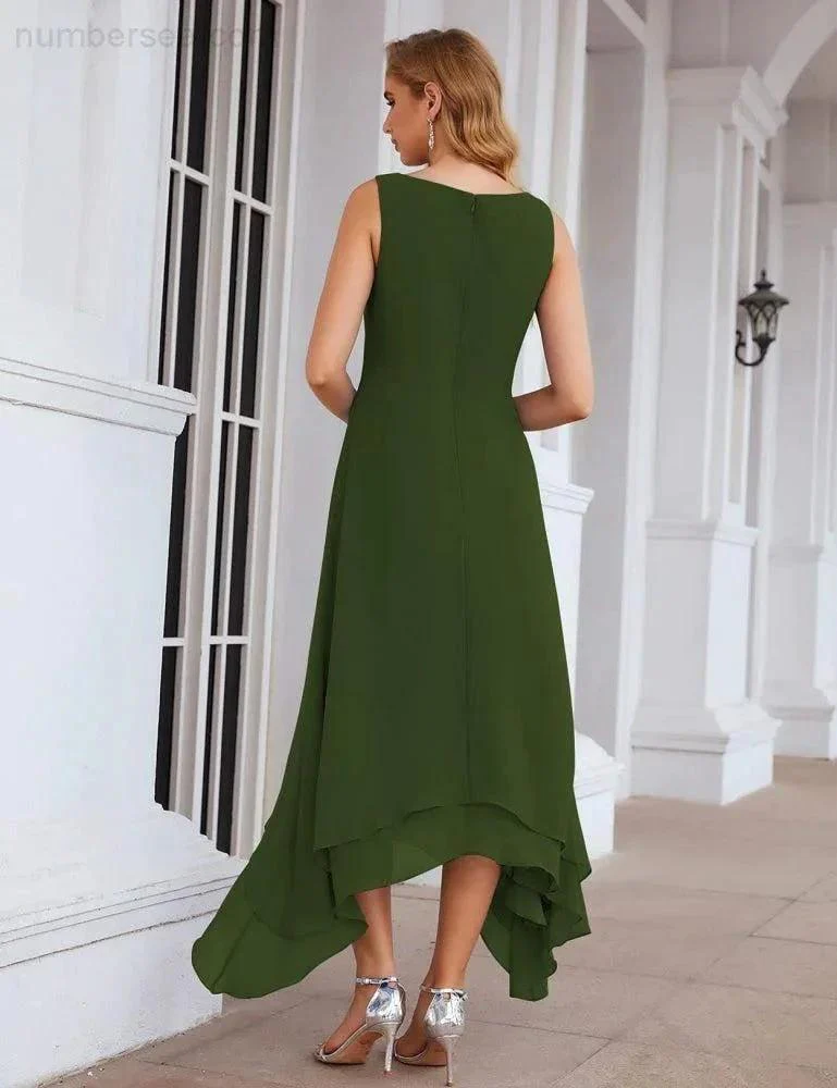 Sunnderly Chiffon Plus Size Mother of Bride Dresses with Jacket Formal Dresses for Wedding SY28073 - Image 48