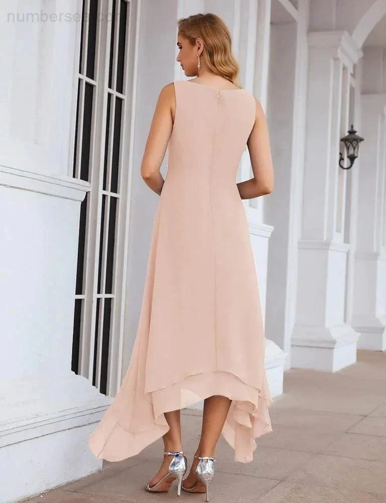 Sunnderly Chiffon Plus Size Mother of Bride Dresses with Jacket Formal Dresses for Wedding SY28073 - Image 53
