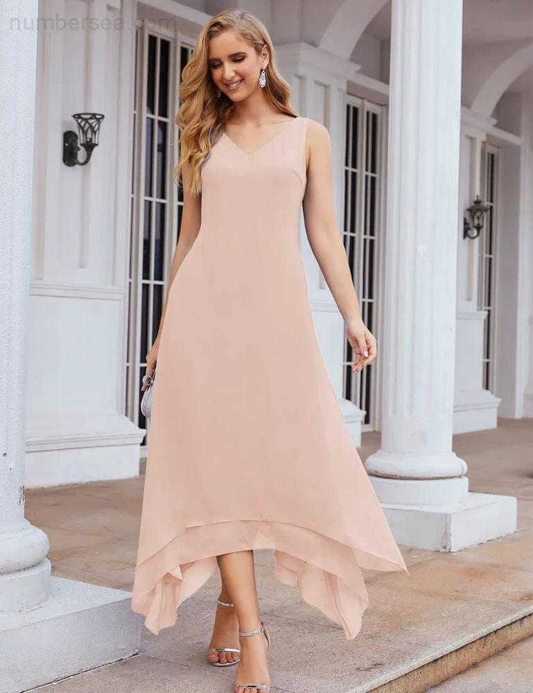 Sunnderly Chiffon Plus Size Mother of Bride Dresses with Jacket Formal Dresses for Wedding SY28073 - Image 54