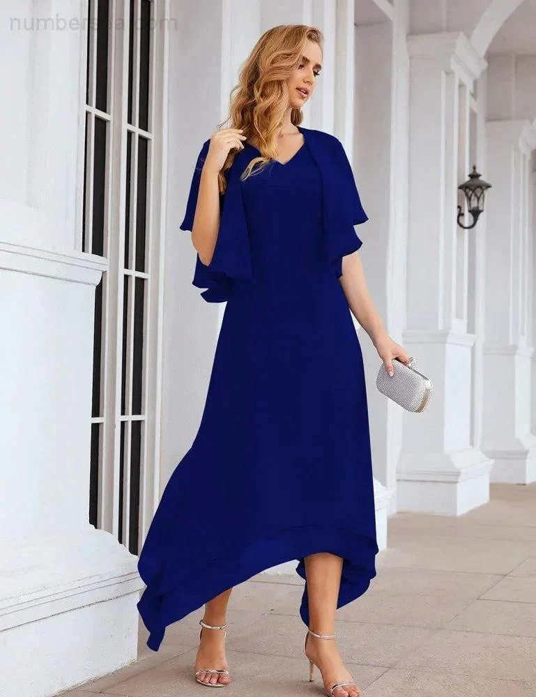 Sunnderly Chiffon Plus Size Mother of Bride Dresses with Jacket Formal Dresses for Wedding SY28073 - Image 60