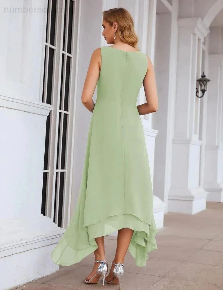 Sunnderly Chiffon Plus Size Mother of Bride Dresses with Jacket Formal Dresses for Wedding SY28073 - Image 63