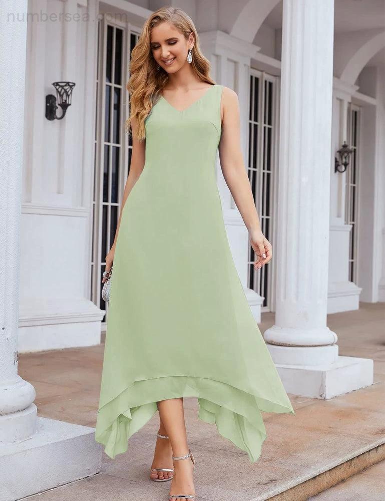 Sunnderly Chiffon Plus Size Mother of Bride Dresses with Jacket Formal Dresses for Wedding SY28073 - Image 65