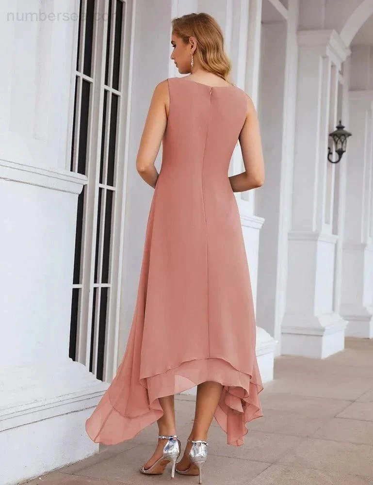 Sunnderly Chiffon Plus Size Mother of Bride Dresses with Jacket Formal Dresses for Wedding SY28073 - Image 68