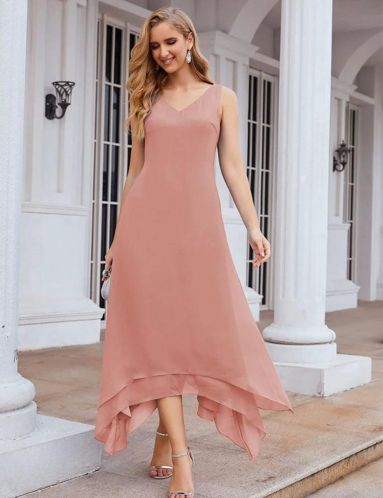 Sunnderly Chiffon Plus Size Mother of Bride Dresses with Jacket Formal Dresses for Wedding SY28073 - Image 69