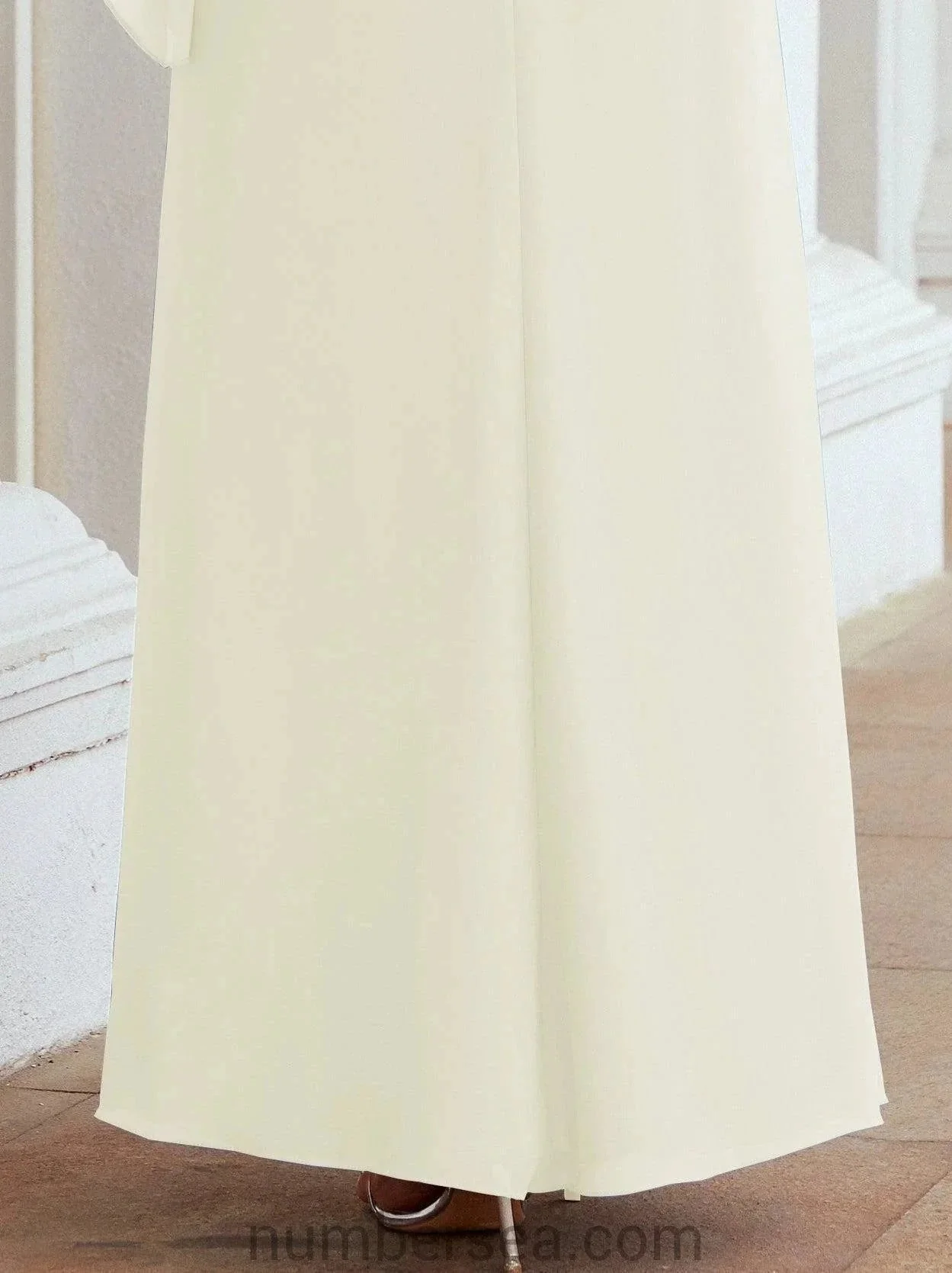 Sunnderly Formal Party Gown Dress Long Mother of The Bride Dresses with Ruffle Cape SY28026 - Image 103