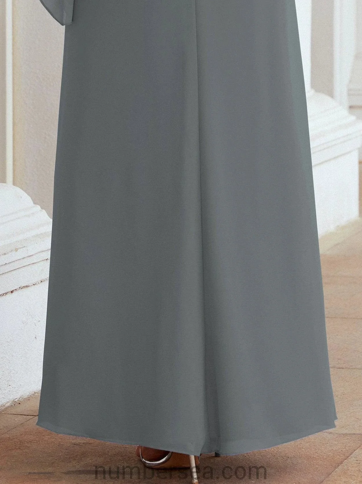 Sunnderly Formal Party Gown Dress Long Mother of The Bride Dresses with Ruffle Cape SY28026 - Image 151