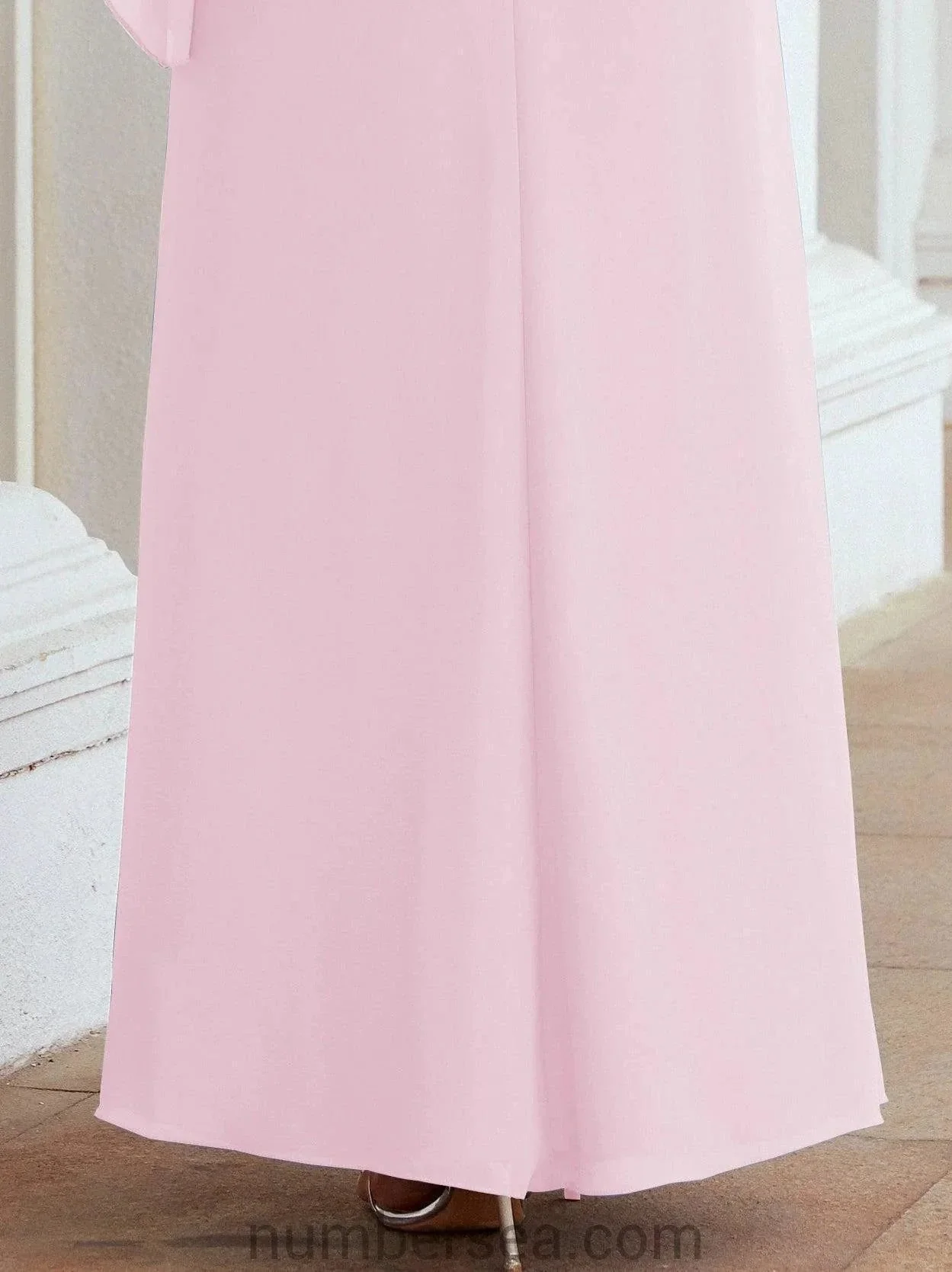 Sunnderly Formal Party Gown Dress Long Mother of The Bride Dresses with Ruffle Cape SY28026 - Image 155