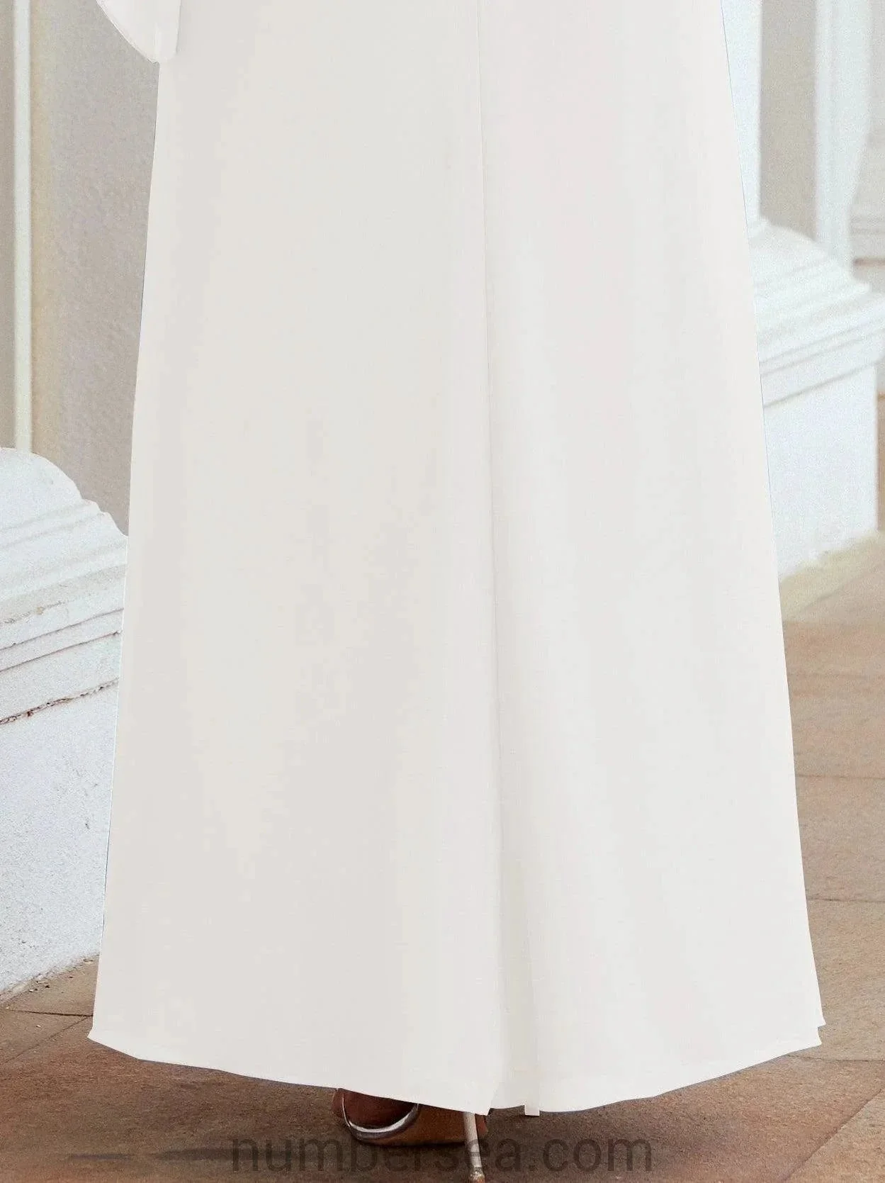 Sunnderly Formal Party Gown Dress Long Mother of The Bride Dresses with Ruffle Cape SY28026 - Image 167