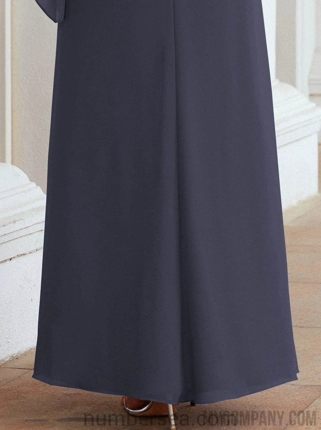 Sunnderly Formal Party Gown Dress Long Mother of The Bride Dresses with Ruffle Cape SY28026 - Image 71