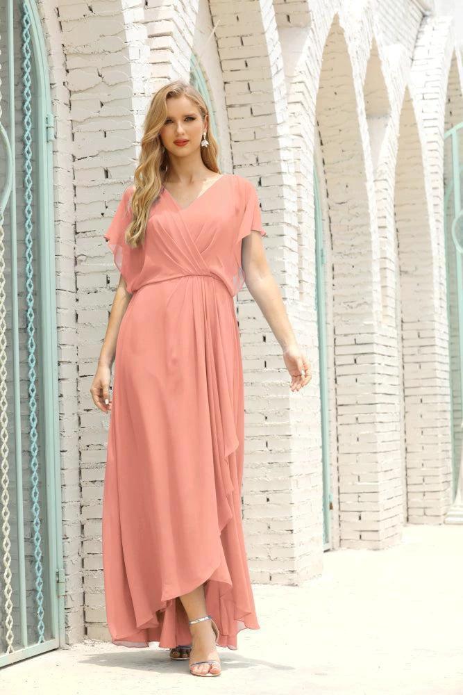 Numbersea  Mother of The Bride Dresses Plus Size V-Neck Floor Length Formal Prom Dress for Wedding Guest 28020 - Image 21