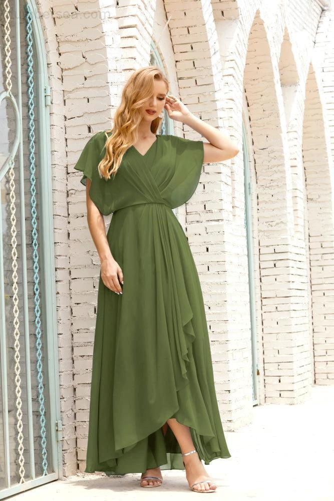 Numbersea  Mother of The Bride Dresses Plus Size V-Neck Floor Length Formal Prom Dress for Wedding Guest 28020 - Image 27