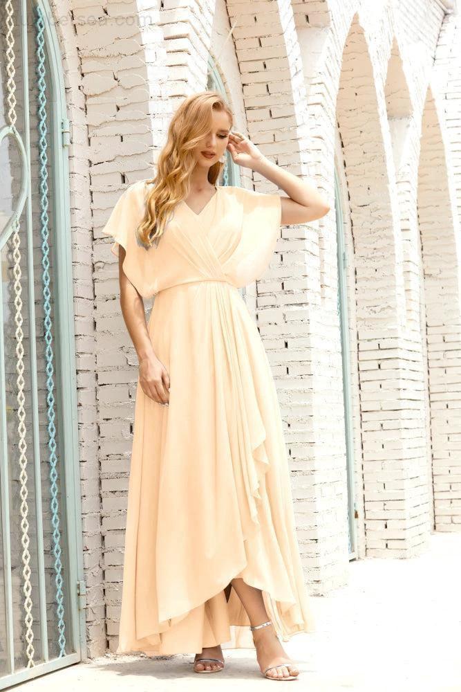 Numbersea  Mother of The Bride Dresses Plus Size V-Neck Floor Length Formal Prom Dress for Wedding Guest 28020 - Image 31