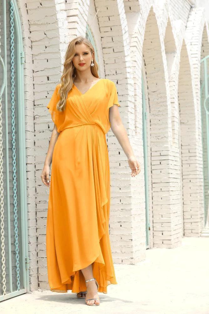 Numbersea  Mother of The Bride Dresses Plus Size V-Neck Floor Length Formal Prom Dress for Wedding Guest 28020 - Image 5