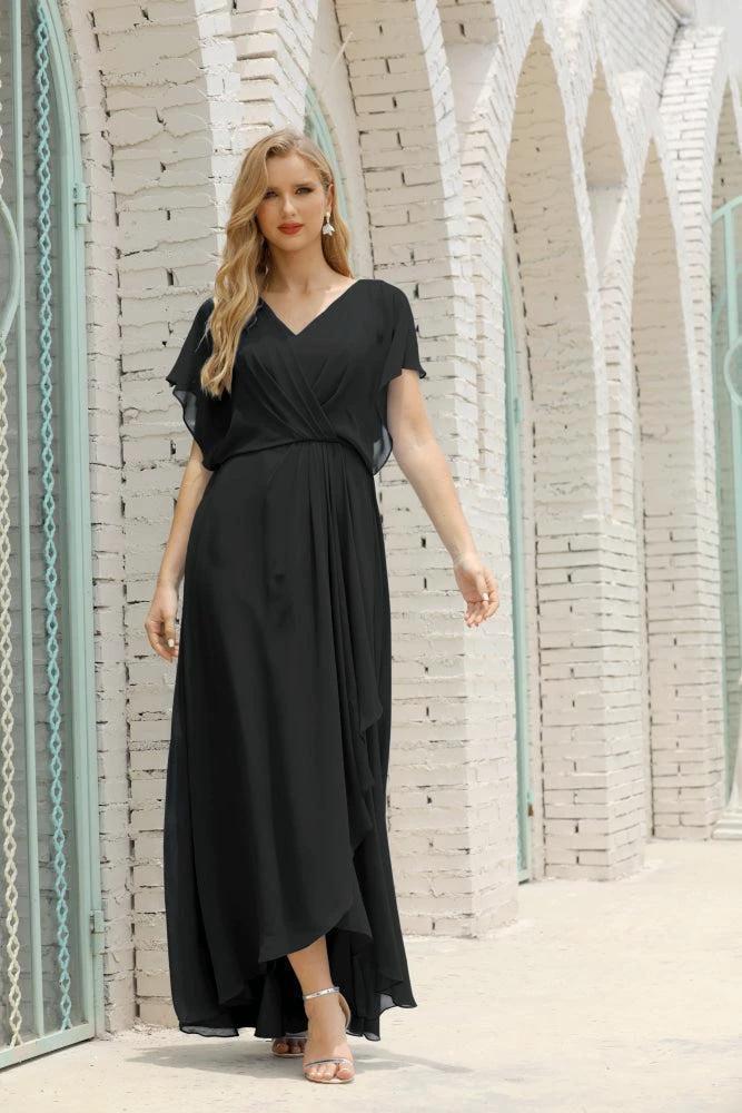 Numbersea  Mother of The Bride Dresses Plus Size V-Neck Floor Length Formal Prom Dress for Wedding Guest 28020 - Image 57