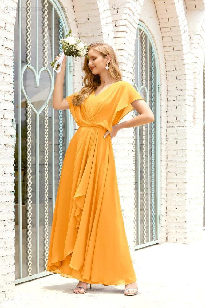 Numbersea  Mother of The Bride Dresses Plus Size V-Neck Floor Length Formal Prom Dress for Wedding Guest 28020 - Image 8