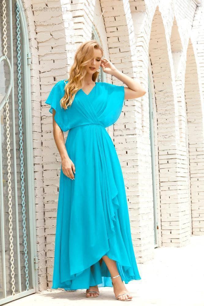 Numbersea  Mother of The Bride Dresses Plus Size V-Neck Floor Length Formal Prom Dress for Wedding Guest 28020 - Image 91