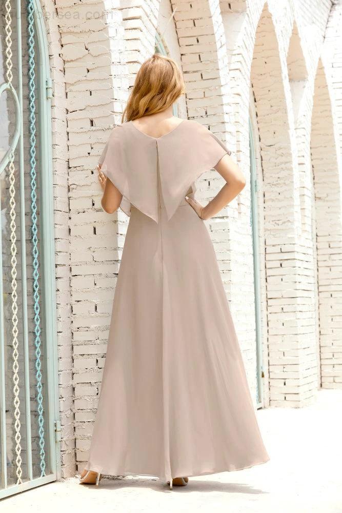 Numbersea  Mother of The Bride Dresses Plus Size V-Neck Floor Length Formal Prom Dress for Wedding Guest 28020 - Image 94