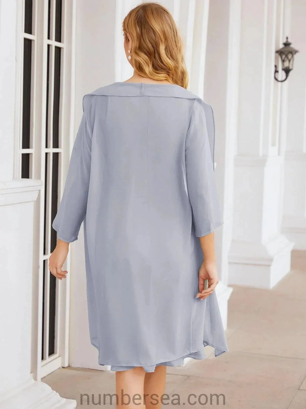Sunnderly Mother of The Bride Dresses Prom Dress Casual Pleated Dress  SY28065 - Image 10