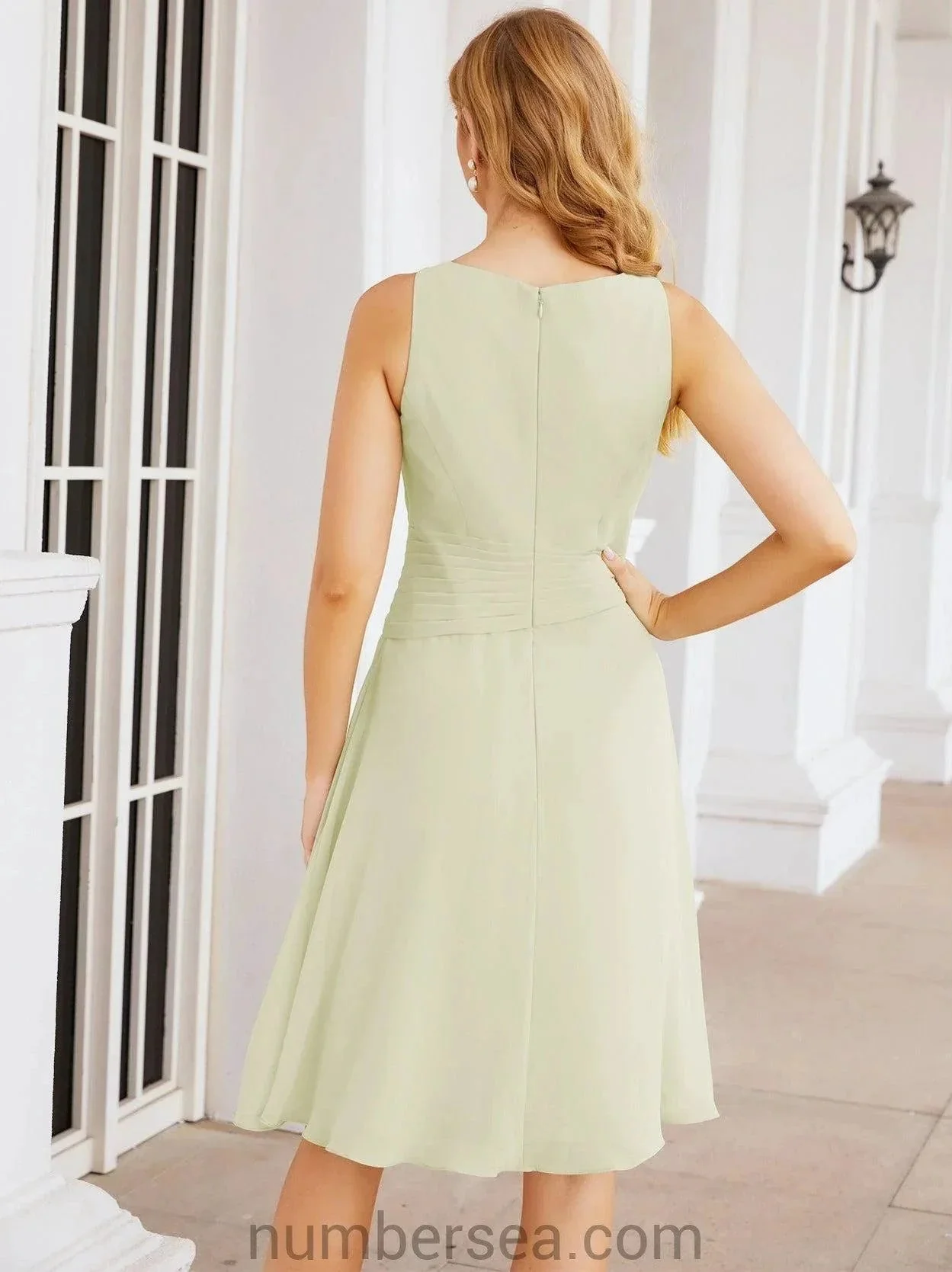 Sunnderly Mother of The Bride Dresses Prom Dress Casual Pleated Dress  SY28065 - Image 104