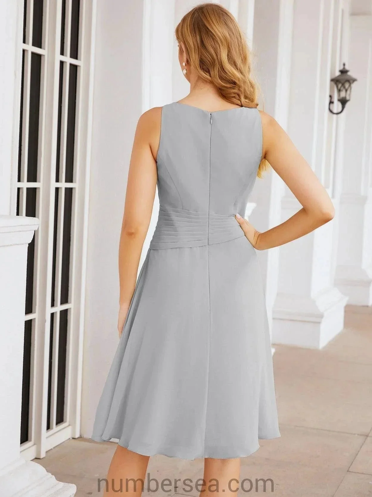Sunnderly Mother of The Bride Dresses Prom Dress Casual Pleated Dress  SY28065 - Image 108