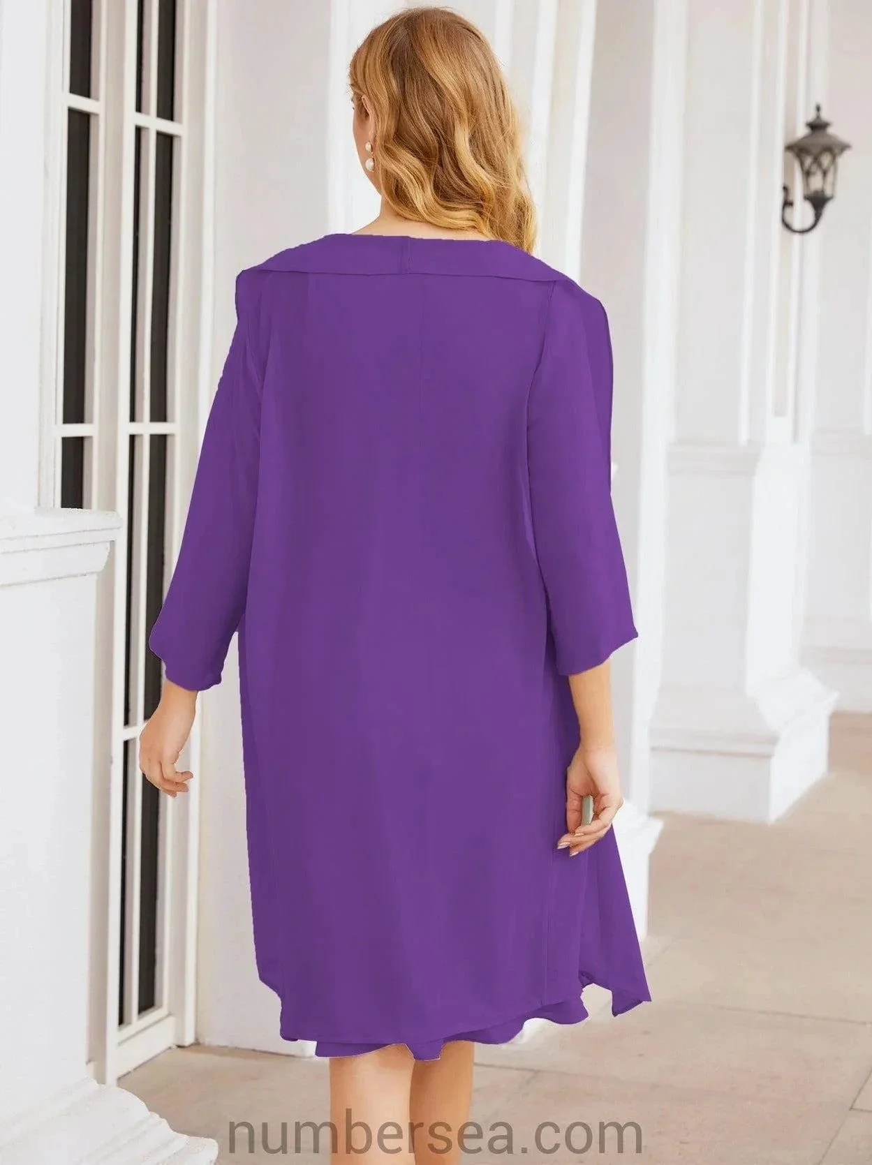 Sunnderly Mother of The Bride Dresses Prom Dress Casual Pleated Dress  SY28065 - Image 110